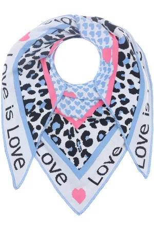 Zwillingsherz Modetuch Dreieckstuch BW "Leo & Love II", Für Leo Lover das perfekte mit Herzen