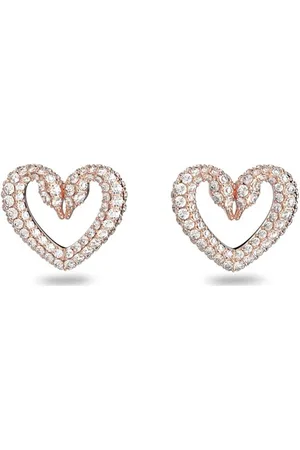 Swarovski Paar Ohrstecker Ohrstecker 5628659 Una Herz, Klein, Weiß, Roségold-Legierung (kein Set, 2-tlg., inkl. edelm Schmucketui) - Verkäufer: Juwelier-Bacak