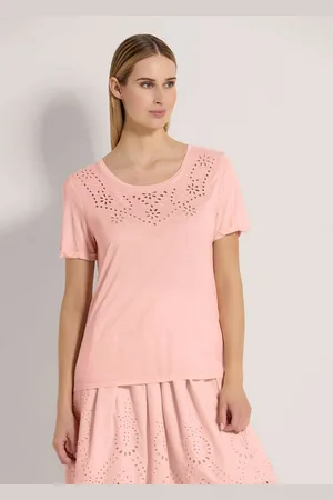 Madeleine Kurzarmshirt Halbarm-Shirt mit Lochstickerei - Verkäufer: Premio Fashion GmbH