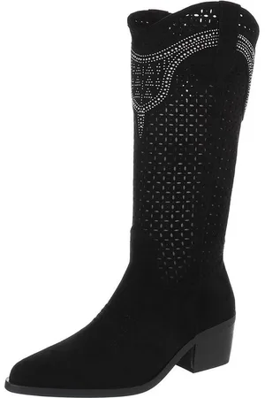 Ital-Design Damen Cowboyboots Western Sommerboots (88843683) Blockabsatz Stiefel in - Verkäufer: