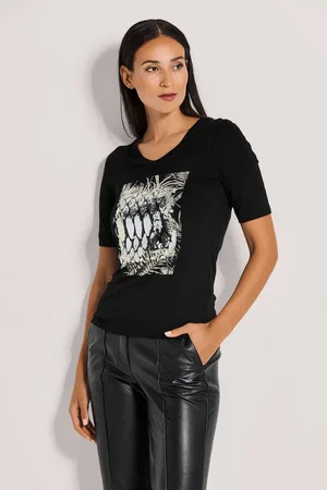 Madeleine Kurzarmshirt Kurzarm-Shirt mit Unikat-Print - Verkäufer: Premio Fashion GmbH