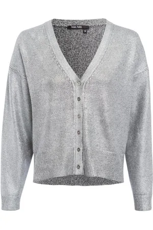 Marc Aurel Strickjacke Strick grey melange varied - Verkäufer: Lieblingsstücke