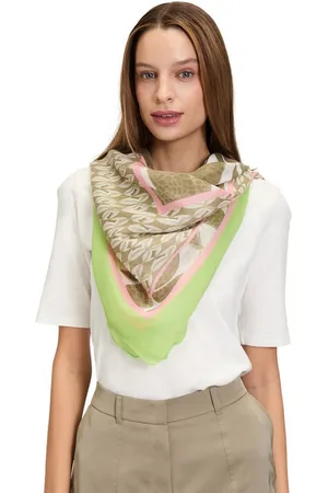 Betty Barclay Modetuch Tuch mit Aufdruck, Fransen