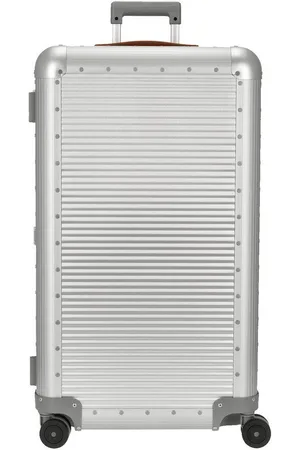 Fpm – Fabbrica Pelletterie Milano Koffer Bank Trunk on Wheels - 4-Rollen-Trolley 76 cm (Moonlight Silver) - Verkäufer: Markenkoffer