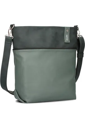 Zwei Umhängetasche Jana J12 - Schultertasche 33 cm (eucalyptus) - Verkäufer: Markenkoffer