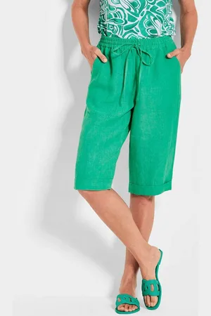 GOLDNER Schlupfhose Leinen-Bermuda CARLA - Verkäufer: