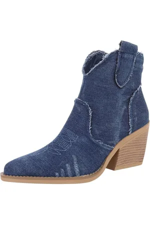 Ital-Design Damen Cowboyboots Western Westernstiefelette (88843806) Blockabsatz Stiefeletten in - Verkäufer: