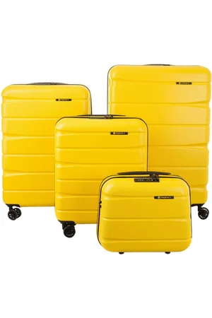 Franky Koffer A-B-S13 4er Kofferset 55/66/76 mit Beautycase Hartschalenkoffer Spinne, vier 360° Doppelrollen Rollen, TSA-Schloss - Verkäufer: TOP TWO online