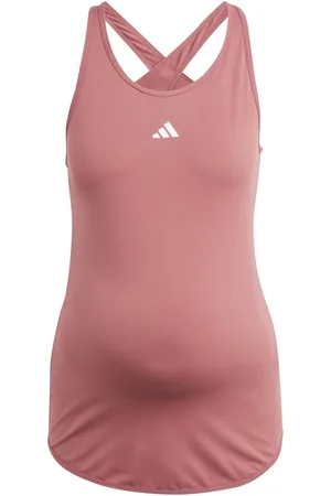 adidas T-Shirt Tanktop Damen Beige Polyester - Verkäufer: 11teamsports