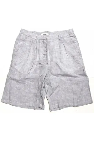 0039 Italy Shorts Damen Shorts, Damen Leinen Sommer Shorts Fortuna in unifarbe - Verkäufer: evoox