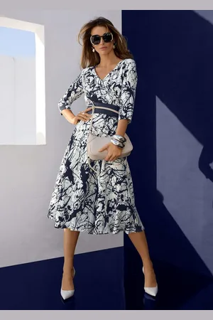 Madeleine Maxikleid Kleid mit Unikat-Druck - Verkäufer: Premio Fashion GmbH