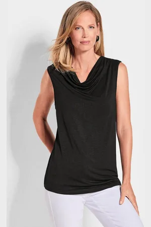 GOLDNER Shirttop Kurzgröße: Wasserfalltop - Verkäufer: