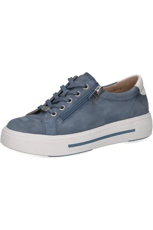 Caprice Plateausneaker, Freitzeitschuh, Halbschuh, Schnürschuh mit gepolstertem Schaftrand