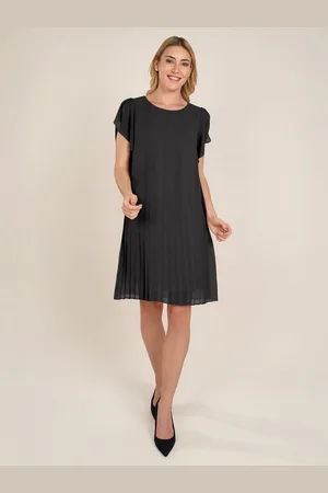 Apart Midikleid aus einem leicht körnigem Georgette - Verkäufer: