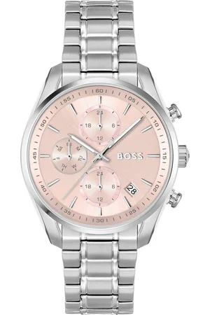 HUGO BOSS Multifunktionsuhr GRAND TOUR LADIES 1502765, Quarzuhr, Armbanduhr, Damenuhr, Edelstahlarmband