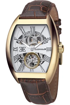 THOMAS EARNSHAW Automatikuhr Holborn Skeleton mit Manschettenknöpfen Tourbillion ES-8015-03 ES-001-C2, (2-tlg., inkl. Manschettenknöpfe Tourbillion ES-001-C2) - Verkäufer: FH