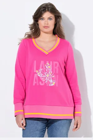 Laurasøn Sweatshirt Sweatshirt V-Ausschnitt Langarm - Verkäufer: Popken Fashion Group