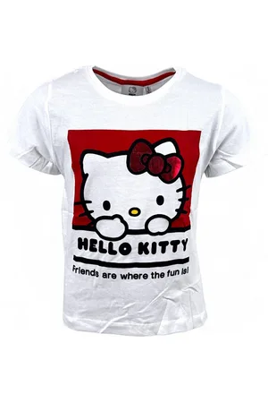 Hello Kitty T-Shirt Jersey Mädchen Shirt Gr. 104-140 cm - Verkäufer: Starkids Licensed Brands and more