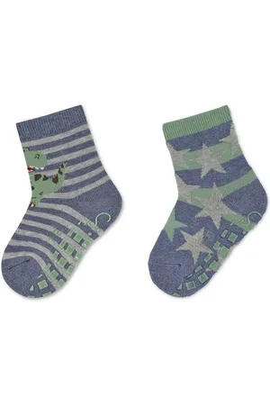 Sterntaler ABS-Socken ABS Socken 2er-Pack T-Rex + Sterne (2-Paar, 2er-Pack) waschbar, Vollplüsch im Sohlenbereich - Verkäufer: Sterntaler GmbH