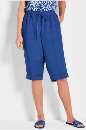 GOLDNER Schlupfhose Leinen-Bermuda CARLA - Verkäufer: