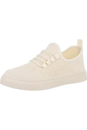 Ital-Design Stylischer Freizeitschuh aus Mesh in Schwarz Sneaker (88843522) Flach Sneakers Low in Beige - Verkäufer: