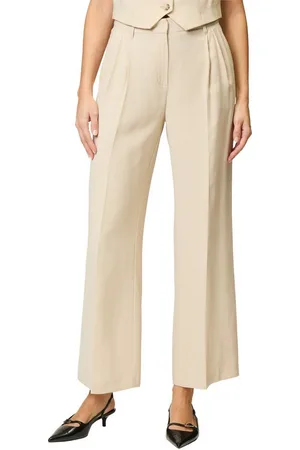 Zero Stoffhose Stoffhose mit Bundfalten 30 Inch Falten