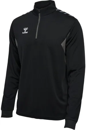 Hummel Fleecepullover Herren Trainingstop hmlAuthenticHalf Zip Poly Sweat 219973 - Verkäufer: CORTEXPOWER