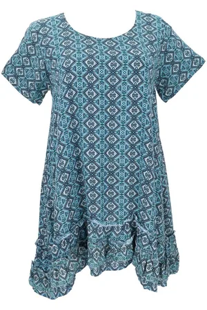 GURU-SHOP Midikleid Boho Strandkleid, Minikleid - alternative Bekleidung - Verkäufer: