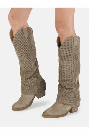 Felmini Stiefel Veloursleder Bikerboots - Verkäufer: S4S Commerce