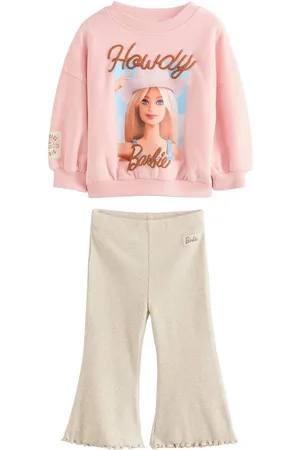 Next Top & Leggings Barbie Sweatshirt und ausgestellte Leggings im Set (2-tlg) - Verkäufer: Germany GmbH
