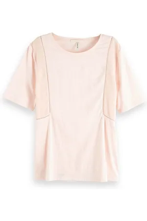 Scotch&Soda T-Shirt Damen Top Jersey Top With Woven Panels 150158 - Verkäufer: CORTEXPOWER