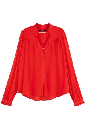 Scotch&Soda Blusenshirt Damen Bluse Feminine Pleated Shirt 157017 - Verkäufer: CORTEXPOWER