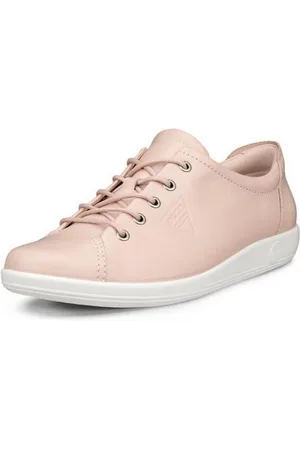 Ecco Soft 2.0 Schnürschuh, Freizeitschuh, Halbschuh, Schnürschuh mit dezenter Logo Prägung