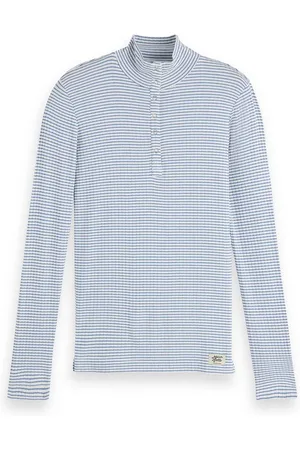 Scotch&Soda Langarmshirt Damen Langarmshirt Grandad 156170 - Verkäufer: CORTEXPOWER