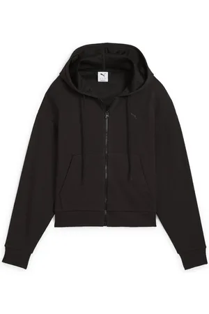 PUMA Sweatjacke HER Bequeme kurze Kapuzenjacke Damen