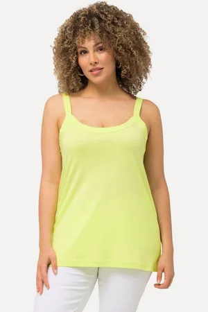 Ulla Popken Longtop Spaghettitop Rundhals Modalmix ärmellos - Verkäufer: Popken Fashion Group