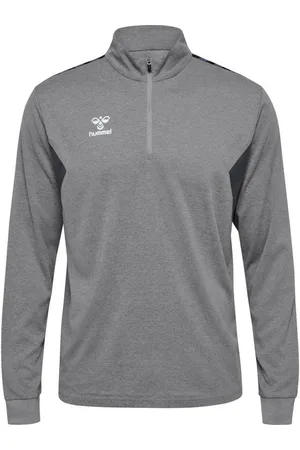 Hummel Fleecepullover Herren Trainingstop hmlAuthenticHalf Zip Poly Sweat 219973 - Verkäufer: CORTEXPOWER