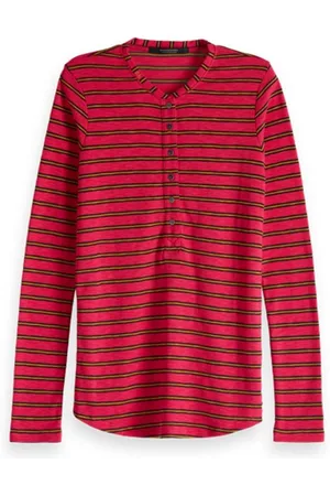 Scotch&Soda Langarmshirt Damen Langarmshirt Grandad 153395 - Verkäufer: CORTEXPOWER