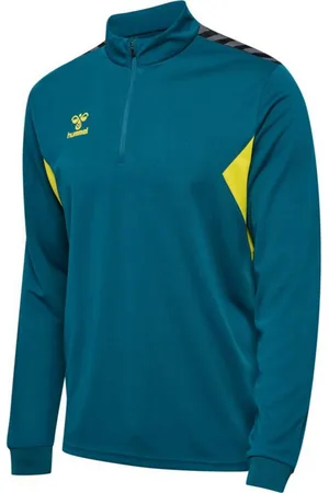 Hummel Fleecepullover Herren Trainingstop hmlAuthenticHalf Zip Poly Sweat 219973 - Verkäufer: CORTEXPOWER