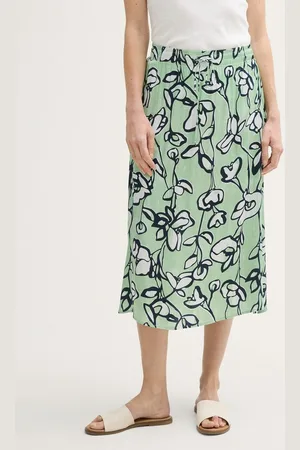 TOM TAILOR Sommerrock High Waist Satin Midi-Rock - Verkäufer: