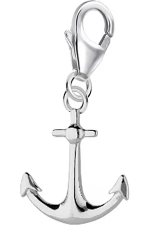 Goldene Hufeisen Charm Anker Charm Anhänger Silber Anker 925 Sterling Armband Karabiner, Silberschmuck Charms für Damen - Verkäufer: