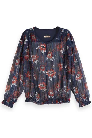 Scotch&Soda Blusenshirt Damen Bluse Drapey Top 153821 - Verkäufer: CORTEXPOWER