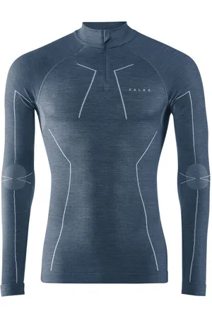 Falke Langarmshirt Herren Langarmshirt Wool-Tech Zip Shirt 33410 - Verkäufer: CORTEXPOWER