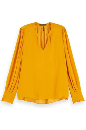 Scotch&Soda Blusenshirt Damen Bluse Ruffle details 152497 - Verkäufer: CORTEXPOWER