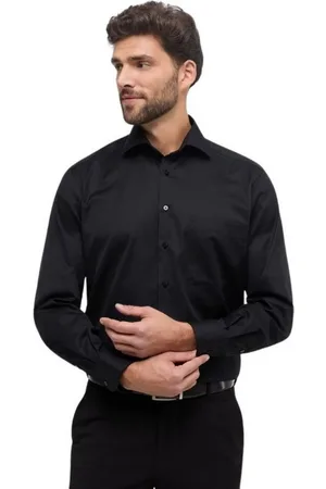 ETERNA Langarmhemd 8817, , Cover Shirt Comfort Fit Hemd, Einfarbig - Verkäufer: Gio Milano