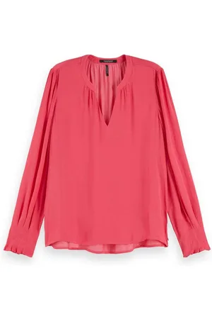 Scotch&Soda Blusenshirt Damen Bluse Ruffle details 152497 - Verkäufer: CORTEXPOWER