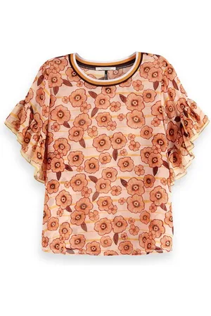 Scotch&Soda T-Shirt Damen Top Mixed Print Top 149806 - Verkäufer: CORTEXPOWER