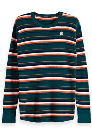 Scotch&Soda Langarmshirt Herren Langarmshirt Waffle Stripes 150530 - Verkäufer: CORTEXPOWER