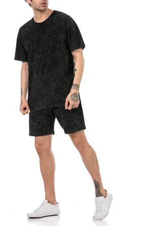 Redbridge Jogginganzug Red Bridge Herren Set T-Shirt und Kurze Hose Clouds (2-tlg), Dezenter Knittereffekt - Verkäufer: ChillDeal