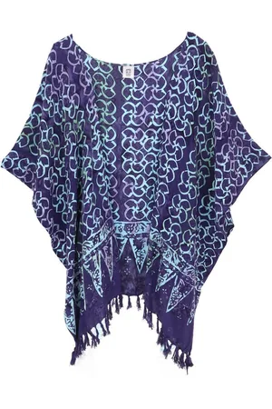 GURU-SHOP Kimono Kurzer farbenfroher Sommer Kimono, Kaftan,.., alternative Bekleidung - Verkäufer: